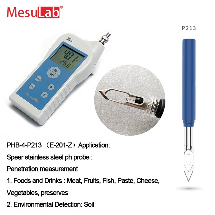 Venta caliente Crema Digital Crema Cosmética Piel Examen de Sangre Alimentos Carne Queso Agua Orina Medidor de pH de mano Medido