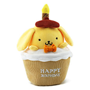 <span class=keywords><strong>Dessin</strong></span> <span class=keywords><strong>animé</strong></span> Kuromi Pompompurin gâteau d'anniversaire forme musicale poupée étoile Figure chantant bougie lumineuse poupée ornement - Product Image 5