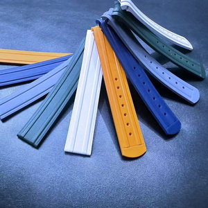 Bracelet de montre en silicone coloré, bracelet de remplacement en caoutchouc souple, réglable, style sport, accessoires de montre - Product Image 4