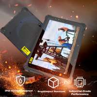 Tablette industrielle robuste Intel 10,1 pouces IP65 MIL-STD-810H Windows 11 N5100 4G LTE GPS GLONASS 700 Nits Écran HD pour l'extérieur