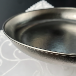 Assiette ronde en titane pur, finition brillante cristallisée, pour usage domestique et camping en plein air, cadeau pour adulte - Product Image 1