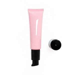 JIE MEI Stock 30g 35g 40g Cosmético Airless Pressed Pump Squeeze Tube para protector solar Crema facial Loción Foundation Squeeze PE Tube - Product Image 6