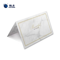 Cartes de vœux en carton écologiques Bolisun avec logo/design graphique personnalisé, impression offset, commandes personnalisées