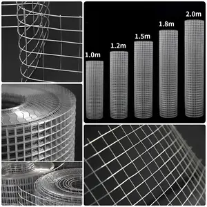 İyi fiyat 12 ölçer 3/8 inç 1cm x 1cm çit rulo demir elektro sıcak daldırma galvanizli kaynaklı tel örgü için tavuk kafesi