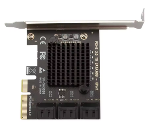 SATA PCIe Adapter 6 Ports SATA 3.0 zu PCI Express X4 Erweiterungskarte SATA III zu PCI-E 3.0 X4 Controller für HDD ASMedia <span class=keywords><strong>ASM1166</strong></span> - Product Image 4
