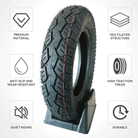Neumático de Motocicleta Personalizado de Fábrica 350-10 T264 Apex-Grip 8PR, Neumático de Motocross de Alta Fricción para Viajes por la Savana, Safari, Outback y Raid
