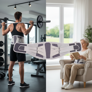 Cinturón de soporte lumbar Supreme con placa de acero para aliviar el dolor de espalda, uso deportivo y fitness, para todas las estaciones - Product Image 3
