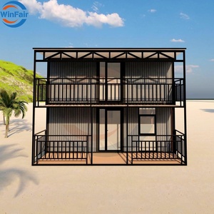 Maison préfabriquée extensible portable WinFair Slovénie, maison <span class=keywords><strong>à</strong></span> 2 étages, maison préfabriquée bon marché, maison préfabriquée Allemagne - Product Image 1