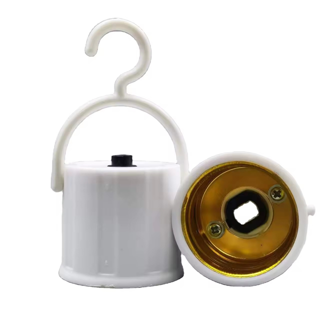 Intelligent E27 LED Emergency Light Bulb with On/Off Switch Rechargeable Magical Hook Lamp Holder/Bases