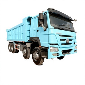 รถบรรทุกหนักดีเซล Sinotruck Howo 371 375 แรงม้า 8x4 12 ล้อ รถดัมพ์ ยูโร 2 มาตรฐานไอเสีย Weichai รถบรรทุก Howo มือสองจากจีน - Product Image 1