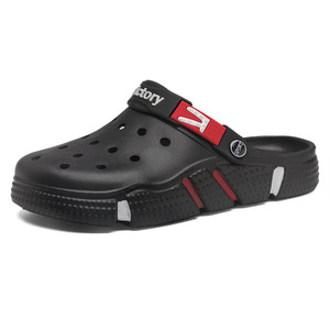 Nouvelles Sabots Homme Grande Taille <span class=keywords><strong>JD</strong></span>, Chaussures de Jardin à Semelles Souples en EVA, Respirantes, Évidées, à Bout Fermé, Sandales Décontractées d'Été pour l'Extérieur - Product Image 1