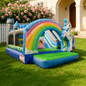 Château gonflable <span class=keywords><strong>licorne</strong></span> de qualité commerciale pour enfants et adultes - Product Image 1