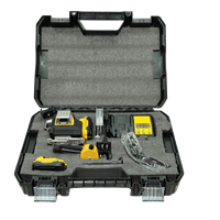 Kit de niveau laser industriel 3D vert auto-nivelant 12 lignes, batterie 12V, étanche IP65, portée 50m, accessoires de montage complets, intérieur