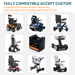 Prix de gros de l'usine de Shenzhen batterie de stockage d'énergie pour fauteuil roulant batterie lifepo4 - Product Image 5