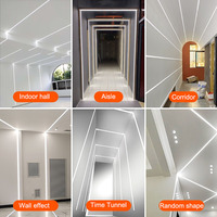 Fließendes Wasser LED lineares Licht 12V 120 flexible 10m LED-Licht leiste 24V Smart LED-Licht leiste für Innendekoration