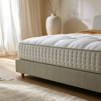 Matelas à ressorts ensachés Queen King Size, tufté à la main, matelas anti-pression en boîte, livraison facile pour la chambre à coucher