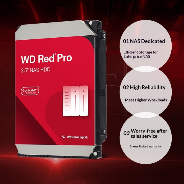 [Self-operated] for Red Pro Internal SATA New 4TB 8TB 16TB 24TB Enterprise NAS Server Hard Drive