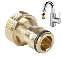 SS laiton 1/2 3/4 1 pouce filetage connecteur rapide jardin Irrigation connecteur robinet buse adaptateur pistolet à eau Joints cuisine