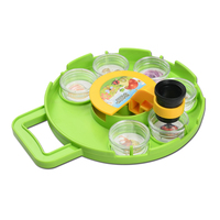 Station d'observation des insectes pour enfants, visualiseur de insectes avec loupe, flacons à spécimens, exploration de la nature, jouet scientifique STEM, cadeau