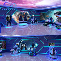 High Return VR Business Entertainment Virtual Really Park Project Design Equipo VR Sistema de monedas VR Theme Park Ride