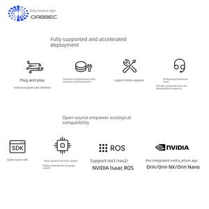 Farklı sahne derinliği ile Gemini435 Le endüstriyel dereceli dürbün 3D kamera özel hazırlanmış görüntü ve sensör - Product Image 2