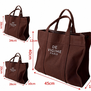 Mixed Batch Outdoor Canvas Shopping Bags High Capacity Heavy Duty Eco Friendly Travel Carry Canvas Shopping Bags Direct Factory