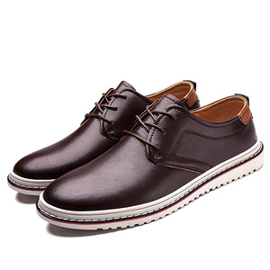 Custom Men's Genuine Leather Formal Loafers Closed Flat Slip-On <b>Comfortable</b> Lining Wedding <b>Shoes</b> Spring Summer Autumn Winter - Product Image 2