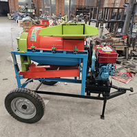 Machine à décortiquer domestique pour maïs, sorgho, millet, soja avec moteur central