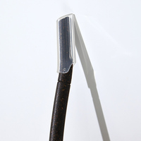 Tondeuse à sourcils écologique en acier inoxydable à base de grains de café, rasoir à sourcils pour l'épilation