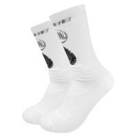 Chaussettes de sport en coton de haute qualité pour hommes, chaussettes de sport en bambou blanc, légères et jetables, de luxe, style uni