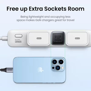 Chargeur USB C UGREEN 45W Nexode 2 ports GaN pliable, bloc de chargeur mural PPS, prend en charge la charge ultra rapide 2.0 pour Samsung iPhone - Product Image 4