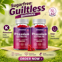 Complément Alimentaire Gommes de Citrate de Potassium Améliore l'Immunité Usage Adulte 60 Gommes/Flacon