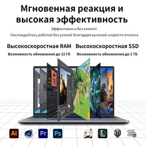 Cá Nhân Logo 15.6-Inch Siêu Mỏng AMD Ryzen R5 5500U Chơi Game Máy Tính Xách Tay Với 16GB/32GB RAM Và 128G-2Tb SSD Windows 10/11 - Product Image 5