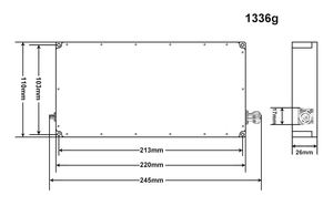 Module amplificateur de puissance large bande haute efficacité 50W 4800-6200MHz pour les systèmes de communication 5G et les systèmes radar - Product Image 6
