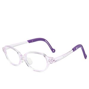 Vente en gros monture de lunettes TR90 ovale pour enfants monture optique en acétate pour étudiants monture de lunettes de prescription pour garçons et filles - Product Image 1