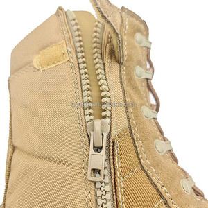 Bottes tactiques de <span class=keywords><strong>ranger</strong></span> du désert en cuir marron kaki sur mesure, bottes du désert, chaussures pour hommes - Product Image 4
