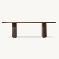Ensemble de meubles de jardin en bois écologiques, durables, imperméables et modernes, comprenant un canapé sectionnel et une table à manger