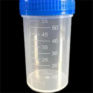 Wadah urin steril sekali pakai langsung dari pabrik botol spesimen urin 60ml