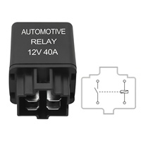 Relais automobile 12V 40A 4 broches normalement ouvert, petit relais de climatisation pour voiture DC