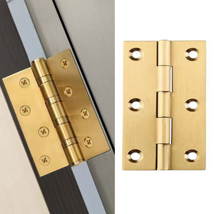 Оптовая продажа, винтажная дверь шкафа, медная петля, деревянная дверь, бесшумная петля, латунный шарнир для мебели, аксессуары - Product Image 2