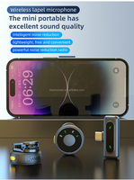 Microphone cravate sans fil professionnel, microphone cravate pour podcast, microphone sans fil pour téléphone, petit microphone sans fil pour iPhone, téléphone Android