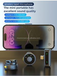 <span class=keywords><strong>ไมโครโฟน</strong></span>ไร้สายแบบหนีบปกเสื้อ สำหรับพอดแคส<span class=keywords><strong>ต</strong></span>์ <span class=keywords><strong>ไมโครโฟน</strong></span>ลาวาเลียร์ขนาดเล็ก สำหรับโทรศัพท์ iPhone และ Android - Product Image 6