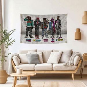 Banderas Personalizadas de 90x150cm (3x5 pies), 100% Poliéster, Colores Vivos, Buena Calidad, Venta al Por Mayor del Fabricante, Banderas para Fans de Cantantes - Product Image 5