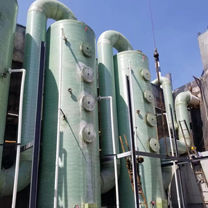 Fiberglass Desulfurization Tower Dw85 Complete Set Organic Waste Gas Treatment Equipment Environmental Protection Plant - Product Image 3