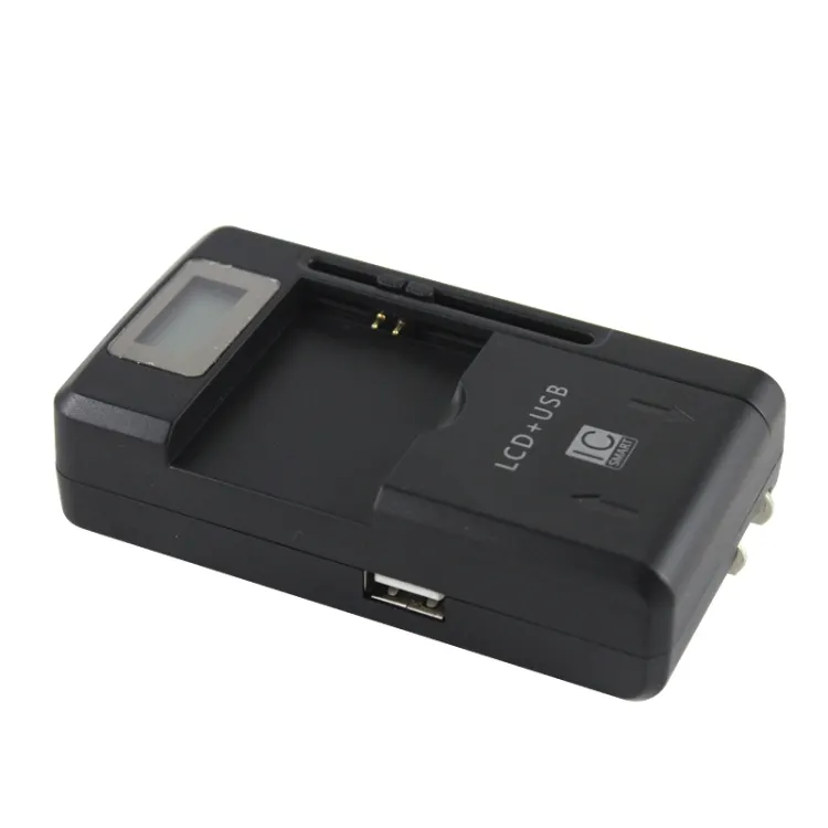 Wholesale Hot selling Universal Cell Phone Battery Charger with USB Output & LCD Display