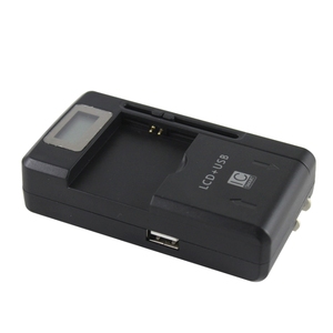Commercio all'ingrosso di vendita Caldo <span class=keywords><strong>Universale</strong></span> Batteria Del <span class=keywords><strong>Telefono</strong></span> Cellulare Caricabatteria con Uscita USB e Display LCD - Product Image 1