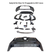 Kits de carrosserie large pour Hilux Revo 2015-2017 mise à niveau vers 2020 Kits de carrosserie accessoires tout-terrain pare-chocs aile capot évasé pick-up