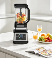 Blender Meja Profesional 1500W dengan Cangkir Portabel dan Antarmuka Digital Auto-IQ