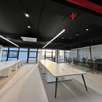 Éclairage linéaire LED à connexion rapide pour bureaux, en aluminium, éclairage commercial, garantie 5 ans, IP20, dimmable, température de couleur 3500K-6000K, 120