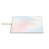 Layar Sentuh Resistif 4 Kawat Ukuran 10.4 Inci Kustom, Panel Sentuh Kaca Film 174x225.3mm untuk Sistem Kontrol HMI Industri